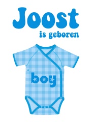 geboortesticker joost